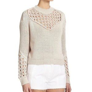3.1 PHILLIP LIM Open Knit Sweater Size M  EUC